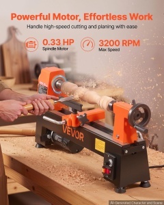 Strung pentru lemn VEVOR 20 x 33 cm 13 PS pentru lemn moale si tare - Img 4