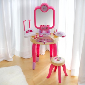 Studio de Frumusete Theo Klein Barbie - Cu Oglinda Rotativa si Lumina, Accesorii Incluse - Img 3