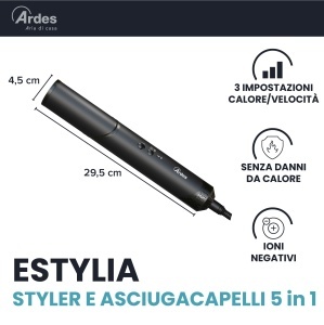 Styler si Uscator de Par ARDES ESTYLIA ARPHON03, 1500W, 110.000 RPM, 5-in-1 - Img 8