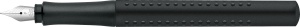 Stylou Faber-Castell Grip 2011, negru, cu penita din otel inoxidabil, ergonomic - Img 2