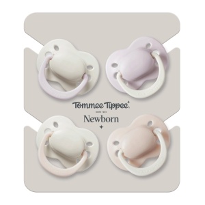 Sucea pentru Neugeboreni Tommee Tippee, 0-2 luni, 4 bucati, silicon BPA-free, culoare pastel - Img 2