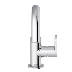 Supapa de podea cu apa rece Lenz BOW cu aspect cromat - cu gura pivotanta - design minimalist si manopera de inalta calitate - 42400502 - Img 2