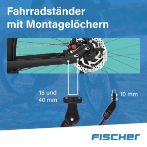 Suport Bicicleta FISCHER, 24-29 inch, ajustabil, rutschfest, pentru toate bicicletele - Img 4