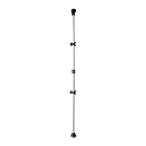 Suport biciclete Relaxdays, telescopic pentru 2 biciclete, ajustabil 160-340 cm, argintiunegru - Img 8