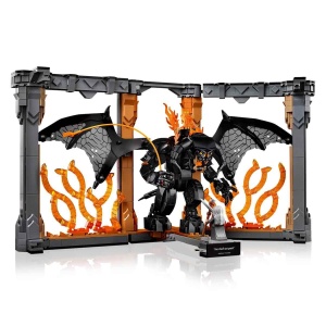 Suport de carti LEGO Der Herr der Ringe Balrog - 1201 piese, cu figurina Gandalf - Img 4