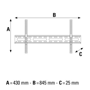 Suport de perete TV Hama pentru televizoare de pana la 75 de inci (suport de perete foarte plat, VESA 50x50 - 800x400, pentru televizoare cu ecran plat de pana la 60 kg, cu nivela cu bula de aer) Suport TV, negru - Img 6