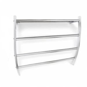 Suport de prosoape de perete Relaxdays, 3 tije, cromat, 43 x 56 x 23 cm - Img 11
