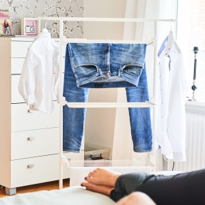 Suport de uscare Rorets Suport de uscare cu turn triplu pentru spatii de locuit mici L40 x l 65 x H 138 cm Design si calitate a celui mai puternic brand suedez - Img 6