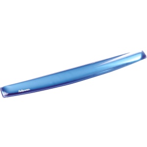 Suport ergonomic pentru incheietura Fellowes Crystals Gel, albastru, pentru birou si gaming
