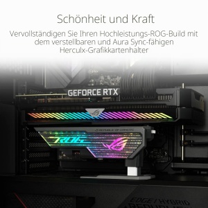 Suport Grafica ASUS ROG Herculx, Ajustabil 72-128mm, ARGB-Ready - Img 7