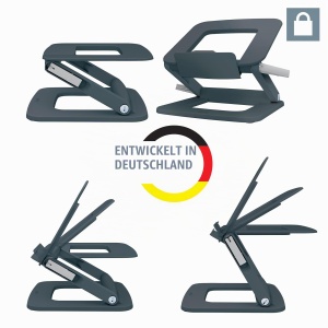 Suport Laptop Ergonomic Leitz Ergo 64240089, 6 Inaltimi, Plastic Recycabil, Gri - Img 3