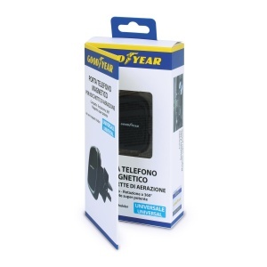 Suport magnetic pentru telefon auto Goodyear, Ultragrip, rotire 360, 2 magneti inclusi - Img 3