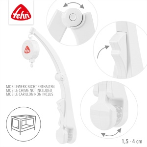 Suport Mobil pentru Muzica Fehn Halterung Portabila, 41 cm, Design Elegant - Img 3