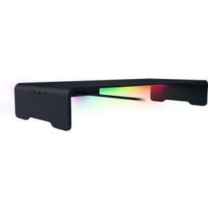 Suport monitor Razer Chroma RGB Aluminiu Negru USB-C Hub Ergonomie - Img 10