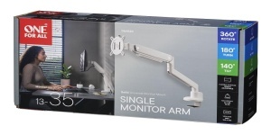 Suport Monitor Universal One For All DM4120 pentru Monitoare 13-35 Inch, Alb, Max 10 kg - Img 5
