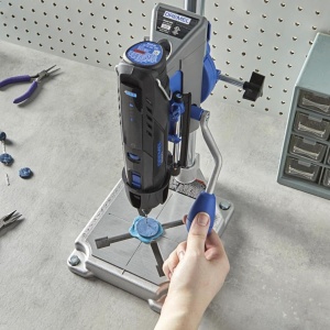 Suport multifunctional Dremel 220 pentru scule rotative ajustare unghiulara 15 grade telescopic - Img 5