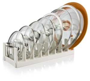 Suport pentru capacuri Tescoma FlexiSPACE 370 x 148 mm, 8 capacuri - Img 2