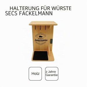 Suport pentru Carnati Fackelmann 37834, Lemn, 30,5 x 20 x 10,5 cm - Img 4