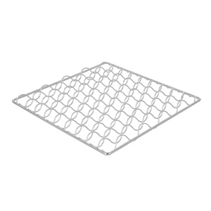 Suport pentru oale METALTEX 18 x 18 cm din metal argintiu - Img 1
