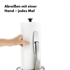 Suport pentru prosoape de bucatarie OXO Good Grips din otel inoxidabil, 35.5 cm - Img 5