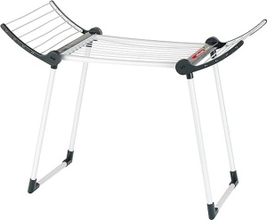Suport pentru rufe Vileda 6735, design stabil, cu laterale pliabile, 33 cm x 65 cm x 49,5 cm