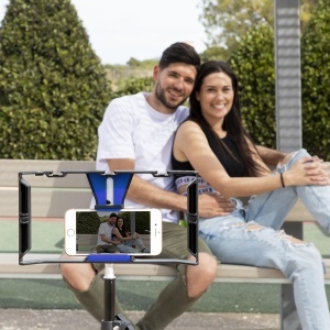 Suport pentru Smartphone InnovaGoods STAFECT, cu Stabilizator Manual, Negru - Img 9
