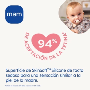 Suport pentru suzeta MAM Perfect, roz deschis, 2 bucati, pentru bebelusi de peste 16 luni - Img 2