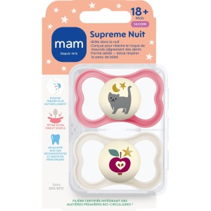 Suport pentru suzeta MAM Supreme Night, 6 luni, din silicon, cu sterilizator - Img 6