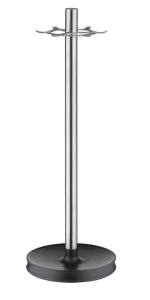 Suport pentru ustensile WMF Depot 30 cm, 7 suspensii, suport pivotant, otel inoxidabil Cromargan, baza cauciucata - Img 1