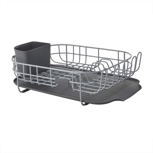 Suport pentru vase KitchenAid Compact, inox, capacitate 9 farfurii, 5 cesti