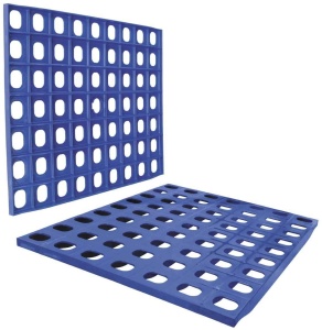 Suport Polyethylen Lacor, 353 x 325 mm, albastru, robust si usor