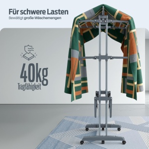 Suport rufe PORTENTUM Turm, 4 niveluri, capacitate 40 kg, 24 suporti - Img 4
