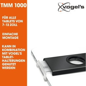 Suport tableta Vogels TMM 1000, 7-13 inch, negru, montare simpla - Img 4