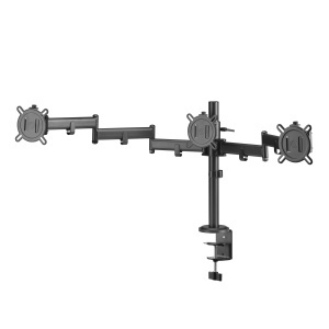 Suport triplu pentru monitoare One for All DM2310, 13-27 inch, negru, ajustabil