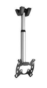 Suport TV de tavan Vogels PFC 555, 19-42 inch, ajustabil 550-850 mm, argintiu