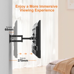 Suport TV GRIFEMA GB1008-2 pentru ecrane de 13-43 inch, rotativ si inclinabil - Img 3