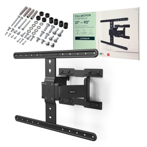 Suport TV Hama Full Motion Ultraslim, 37-90 inch, negru, capacitate 50kg