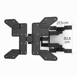 Suport TV Hama, negru, 37-90 inch, inclinabil, rotativ, pana la 50kg - Img 6