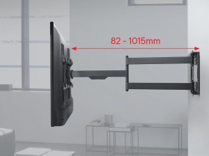 Suport TV Mobil One for All WM4453 pentru Televizoare de 32-77 inch, Negru - Img 5