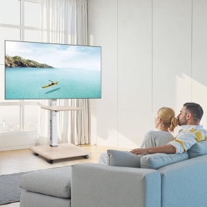 Suport TV mobil VEVOR PCT01-2 pentru televizoare de 32-70 inch, 40 kg, inaltime ajustabila - Img 8