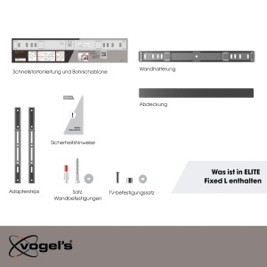 Suport TV Vogels Elite TVM 5605, pentru televizoare 40-100 inch, max. 100 kg, VESA 600x400 - Img 7