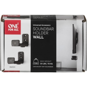 Suport universal pentru soundbar One For All WM5310, montare pe perete, max 15 kg - Img 3