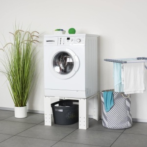 Suport universal Xavax 60x60 cm alb inaltime 40 cm pentru masina de spalat si uscator - Img 7