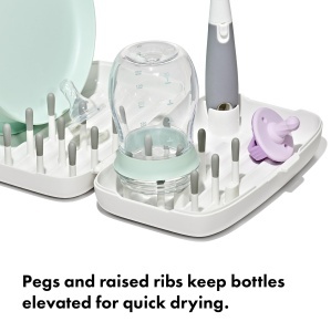 Suport uscare si curatare OXO Tot compact cu perie integrata gri - Img 7