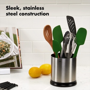 Suport Utensile Bucatarie OXO Good Grips Rotativ Inox Capacitate Mare - Img 5