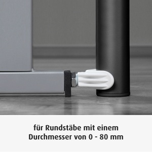 Suport Y-Spindel Reer 46905 din cauciuc antiderapant pentru montaj pe bare rotunde - Img 3