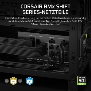 Sursa de alimentare Corsair RM850x Shift, 850W, modulara, neagra - Img 2