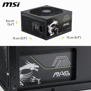 Sursa de alimentare MSI MAG A1200PLS, 1200 W, 80 Plus Platinum, ATX 3.1 - Img 6