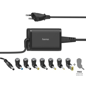 Sursa de alimentare pentru notebook Hama 15V 19V 65W sursa de alimentare universala pentru laptop incarcator de laptop incl 8 suporturi pentru noteboo