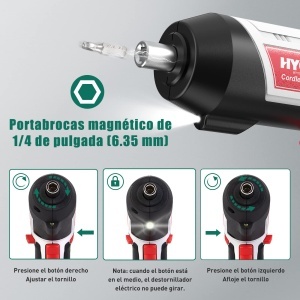 Surubelnita electrica HYCHIKA 36V 6Nm 2000mAh LED 20 accesorii - Img 4